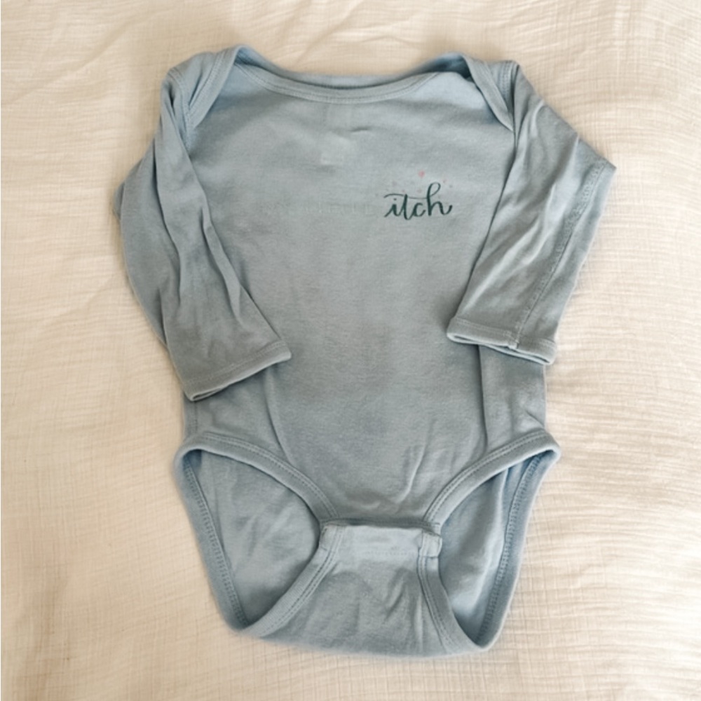 4/$20 “My Little Itch” Bodysuit | ICP Awareness | 12 Months